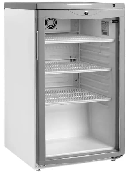 Холодильная камера TEFCOLD BC145 W/FAN со стеклом, 105 л, витрина холодильная