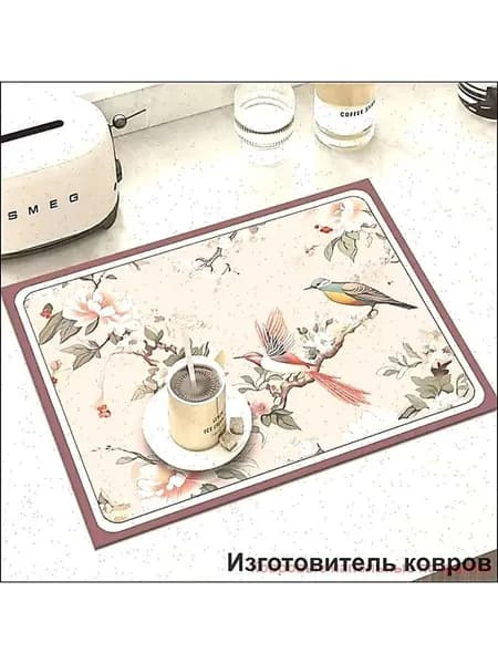 Коврик для сушки посуды, 40 см х 30 см , 1 шт