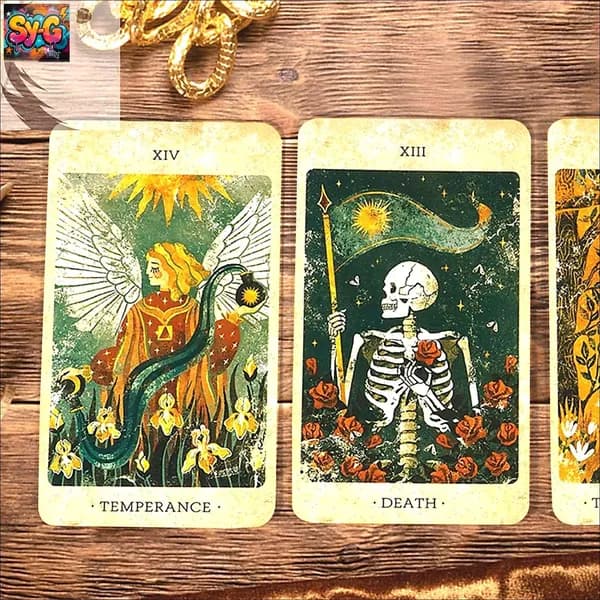 Карты Таро, The Solar Kingdom Tarot Cards A 78 Deck, издание для гадания на английском языке, игры в