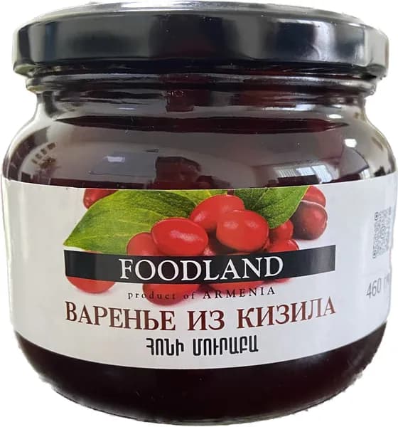 Варенье из кизила FOODLAND 460 гр