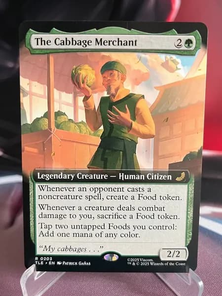 Магия сбора прокси-карт Высококачественные нефольговые карты The Cabbage Merchant #203