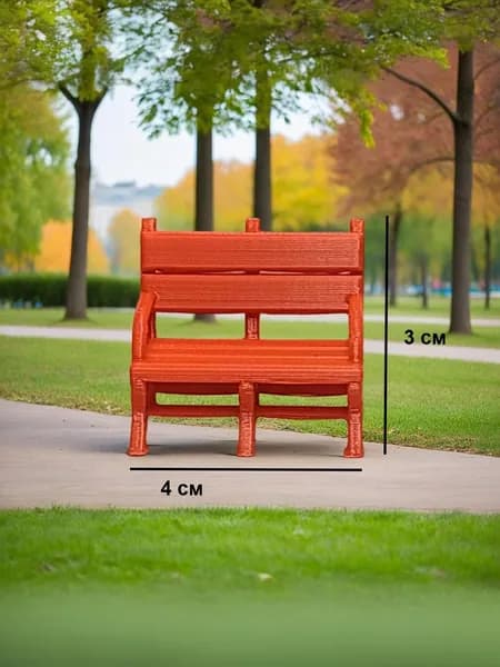 Best Gift Миниатюра скамейка 4х3 для творчества