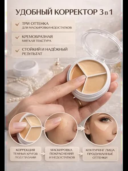 корректор для лица палетка от синяков
