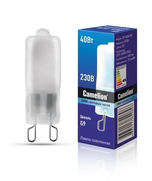 Camelion Лампочка, Цоколь:G9, 40 Вт, 1 шт.