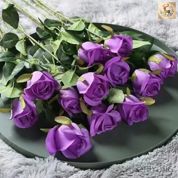 Искусственные розы / букет для кладбища (20 цветов)