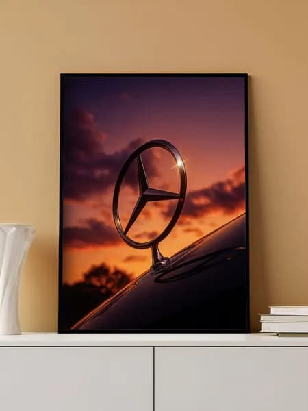Постер на стену Mercedes-Benz без рамы (29,7х42см)