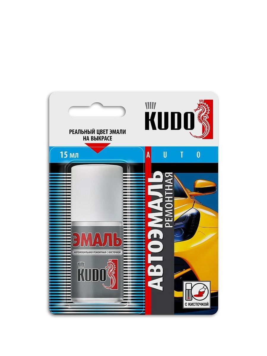 Эмаль с кисточкой GAC A09 Snow White 15г KUDO