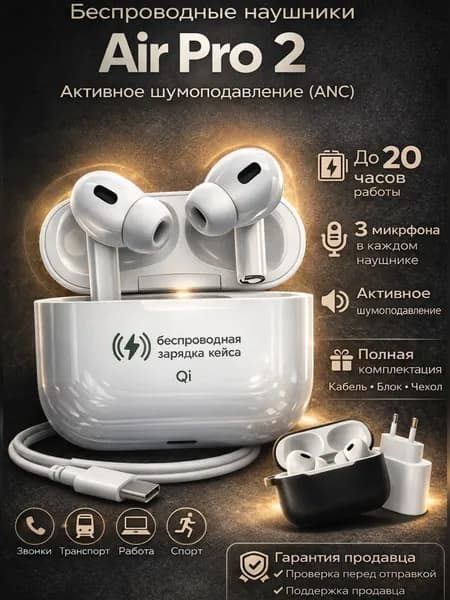 Наушники беспроводные с микрофоном, Bluetooth, USB Type-C, бежевый, бордовый