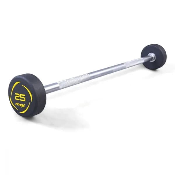 Комплект полиуретановых фиксированных штанг 10-45 кг (10 штанг) Fitex Pro FTX-414
