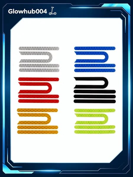 AAD0224171003 4 шт. отражательные наклейки для M365 Pro видимость безопасность 7.5 см