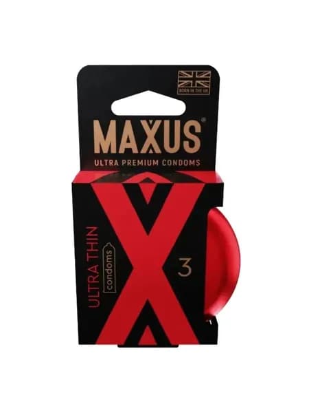 Maxus презервативы ультратонкие, 3 шт.