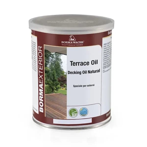 Борма Вакс/ Датское масло Borma Wachs Decking Oil - масло для террас 125 мл - Ироко