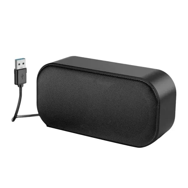 Портативная USB-Колонка Для ПК, Ноутбука, Проводная Колонка С Функцией Plug And Play