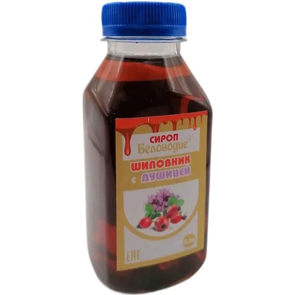 Сироп Шиповник с душицей (для горячих напитков) 0,3 л