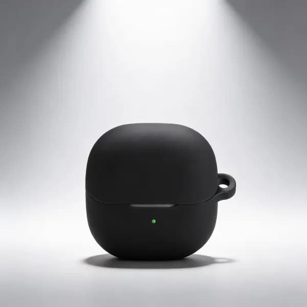 Подходит для наушников xiaomi buds 6 силиконовый защитный чехол-черный