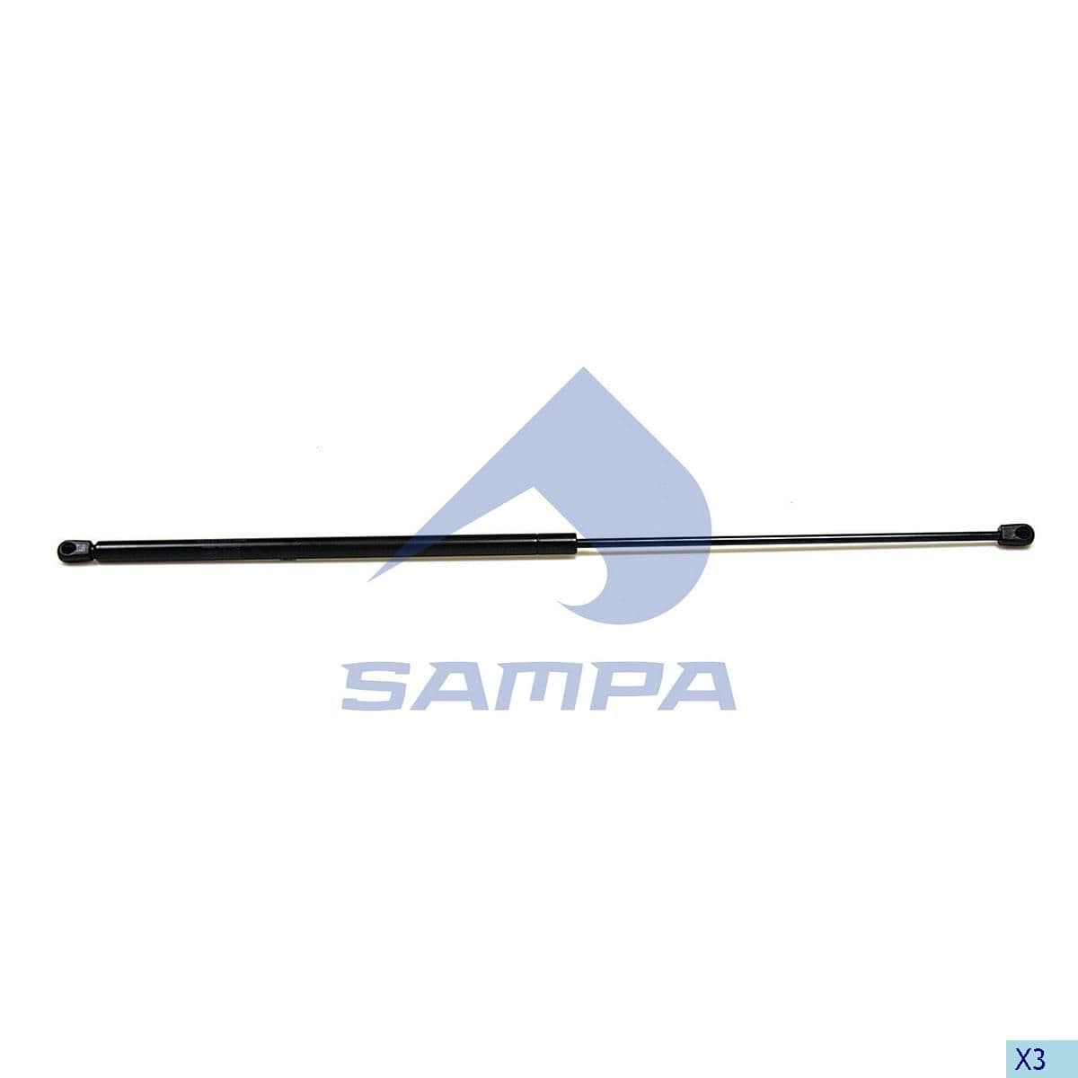Амортизатор капота O/O 150N MAN TGA/TGL/TGM Sampa 020.244-01