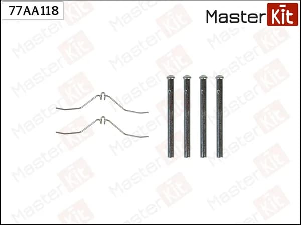 Комплект установочный тормозных колодок Mazda 323 IIIBFDemio DW 85-03 MasterKit 77AA118