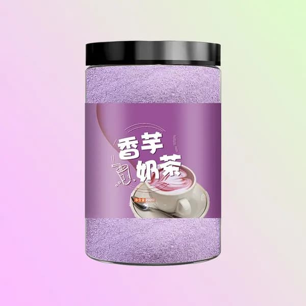 Порошок таро для молочного чая , Натуральный фиолетовый, Bubble Tea вкус, Быстрорастворимый ,Для кафе и дома