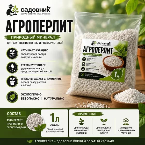 Садовник Перлит ,1л