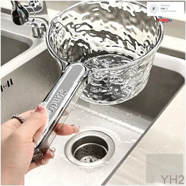 Ковш хозяйственный, пластик пищевой (hdpe, pp), 1 л, 1 шт