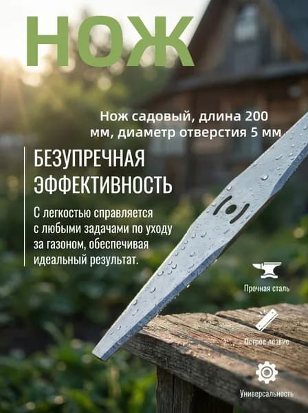 Нож для садового инструмента