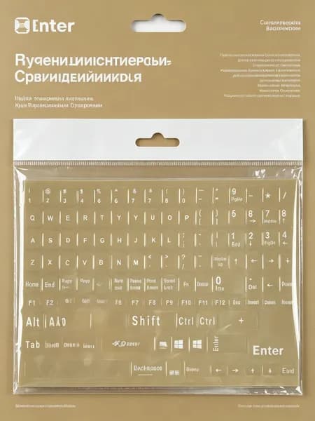 CCOCC Стикеры для клавиатуры, легко наклеиваемые и снимаемые, для ноутбуков, подходят для MacBook.