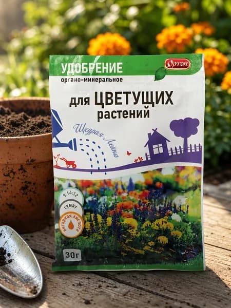 Удобрение Ортон Тукосмесь для цветущих растений, органоминеральное, гранулы, 30 г
