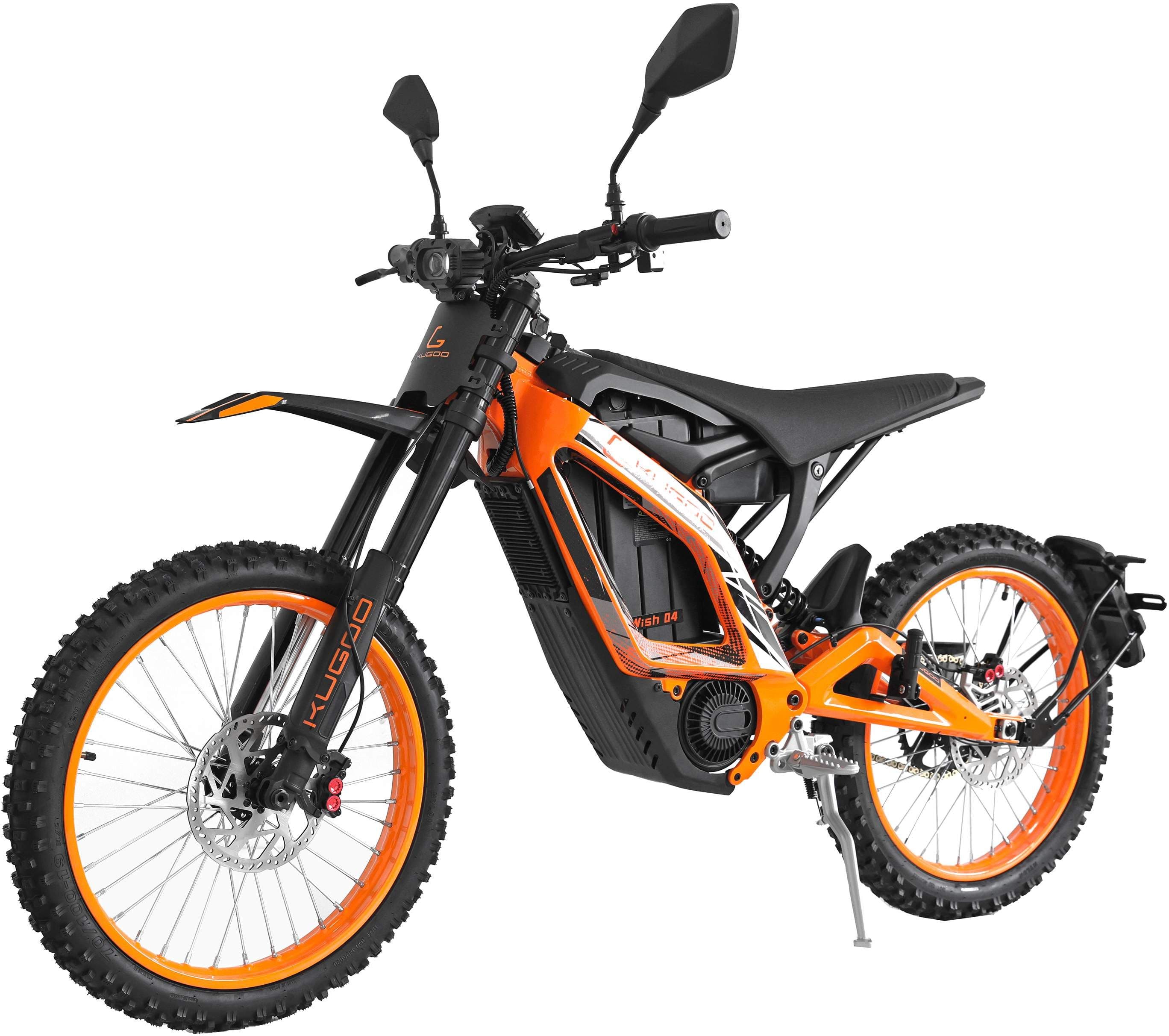 Электропитбайк KUGOO WISH 04 3700W (60V/36Ah)