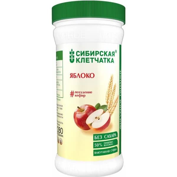 Клетчатка Сибирская Яблоко фруктово-злаковая 280 г