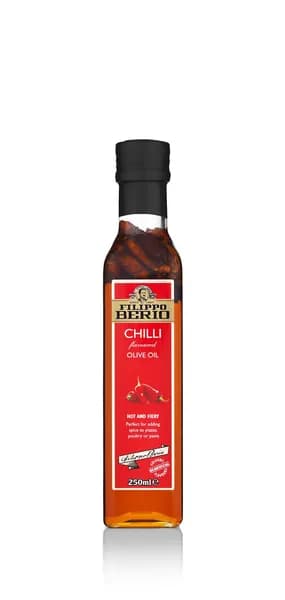 Масло оливковое нерафинированное Filippo Berio EXTRA VIRGIN с чили, 250 мл