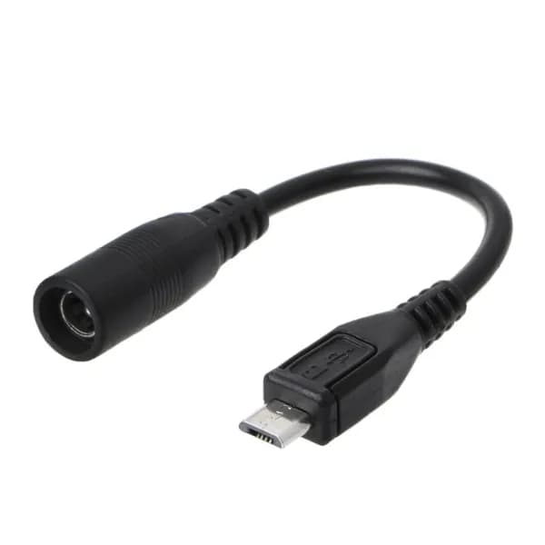 (1 шт.) Переходной кабель Micro USB папа на DC5521 мама (водонепроницаемый)