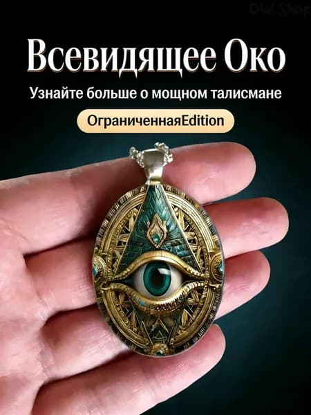 Всевидящее Око, Амулет, от сглаза, защитный оберег, талисман на удачу и богатство,Ожерелье 30*40MM