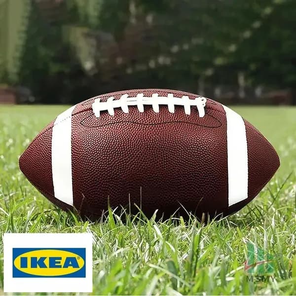 IKEA Мяч для регби, коричневый