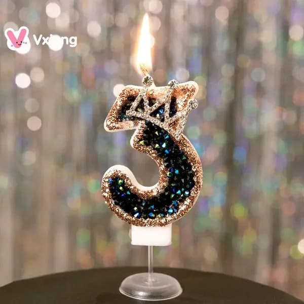Свечи для торта, 7.5 см, 1 шт