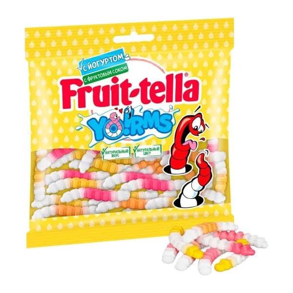 Жевательный мармелад Fruit-Tella Yorms 138г