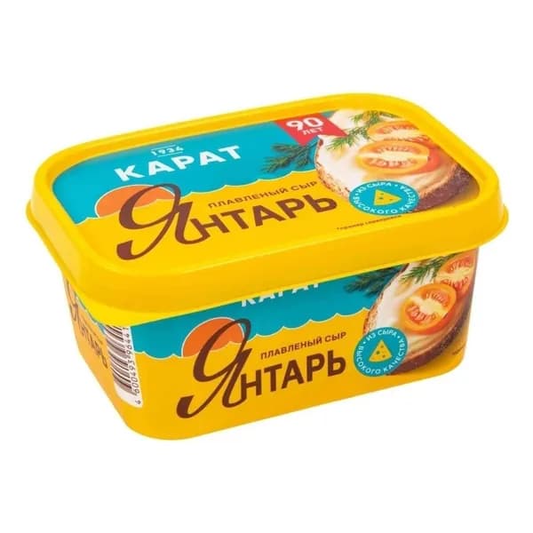 Сыр плавленый Карат Янтарь 45% 400 г