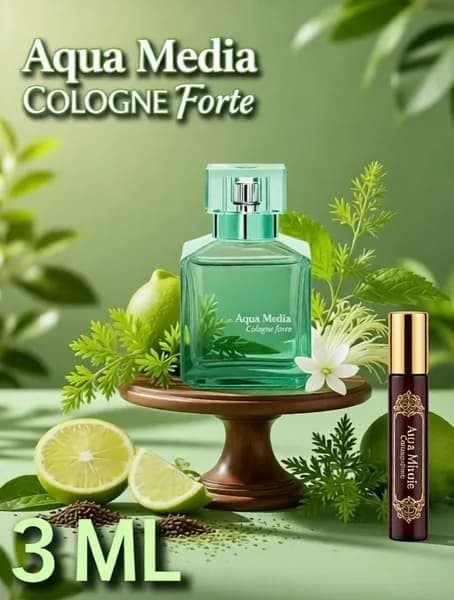 Aqua Media Cologne Forte (Аква Медиа Кологне Форте), масляные духи, унисекс, роллер, 3 мл (Швейцария)