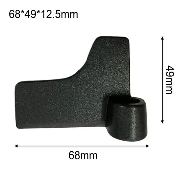 Заменяемая мешалка для хлебопечки Panasonic SD255/SD256/SD257/SD2511, алюминиевая, 68 49 12,5 мм