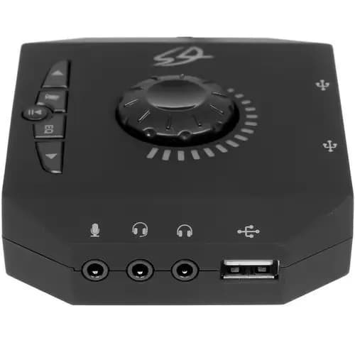 Внешняя звуковая карта DEXP GS3 формат звуковой карты 2.0, USB Type-A, 16 бит/44.1 кГц