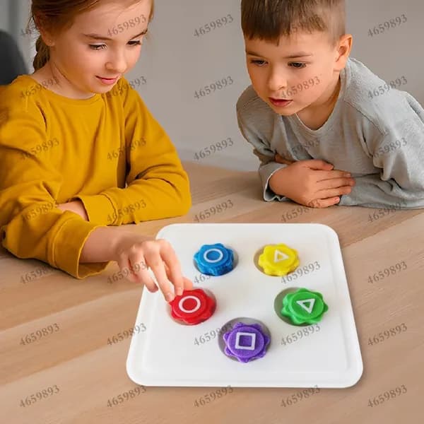 Корейская игра Гонгги с 10 камнями и двумя белыми подставками
