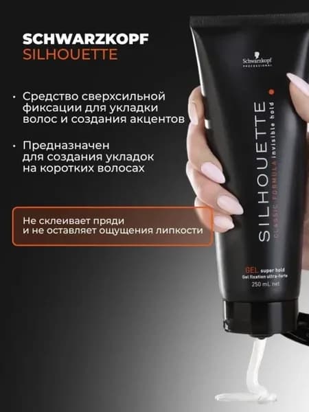 Гель для волос сверхсильной фиксации 250 мл