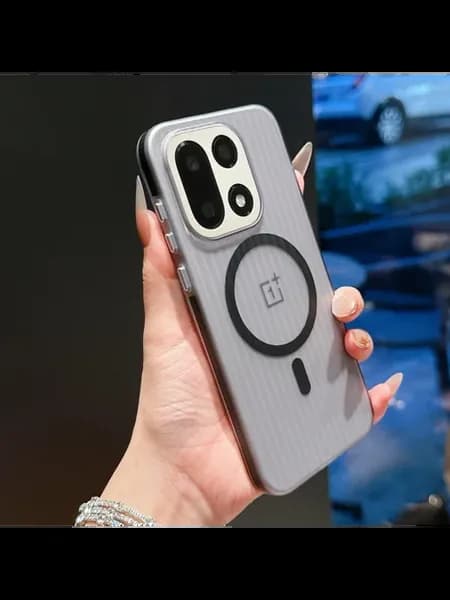 Серый матовый чехол Oneplus 15 Magsafe