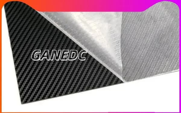 Лист Kydex 300X100X2MM, матовый карбон с диагональной текстурой - для ножен DIY (1 шт)