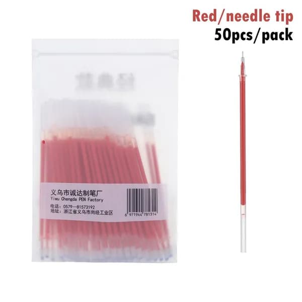 20/50/100 PCs/Lot 0.5mm Гелевая ручка Refill