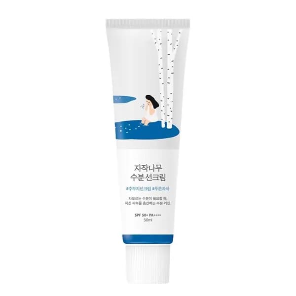 Солнцезащитный крем для лица SPF 50+ PA++++, увлажняющий крем с березовым соком, легкая текстура