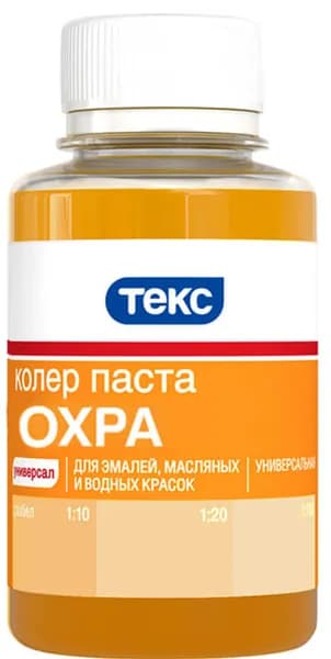 Колер паста Палитра охра 0.1л