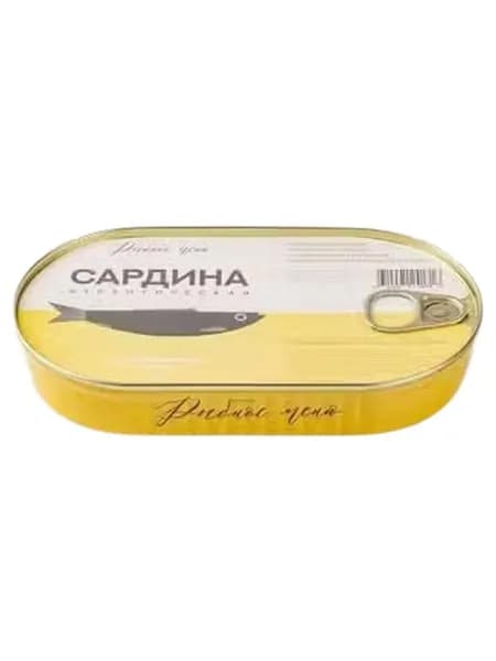 Сардина тушки бланшированные в масле 175 г