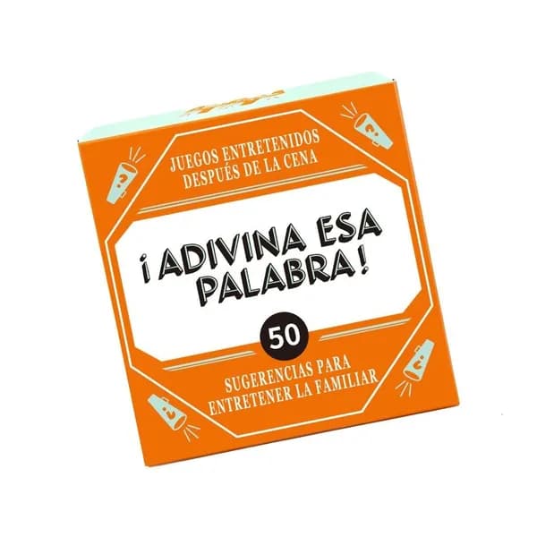 50 карточек для испанского словесного вызова, Оранжевый
