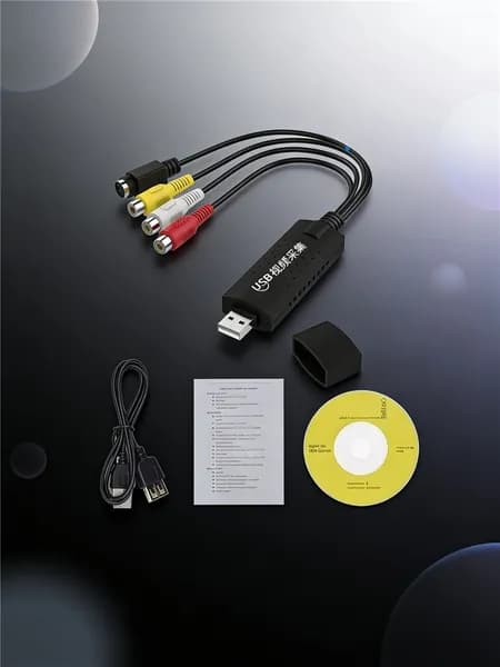 По USB и на 20 Видеозахват для конвертации старых кассет на видеокассетах в цифровой формат