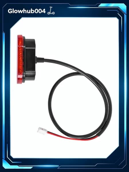 LED фонарь E25 E45 E22D, красный, вес 18г, пластик, новый, для сигнализации, размер 4.7x3x1.7 см